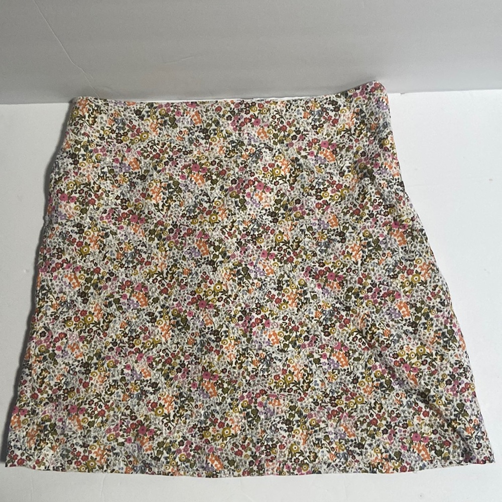 Loft floral spring summer skirt size 10